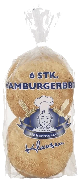 Hamburgerbrød Store 6stk Klausen