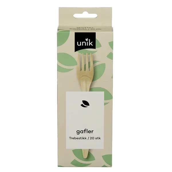 Gafler Trebestikk 20stk Unik