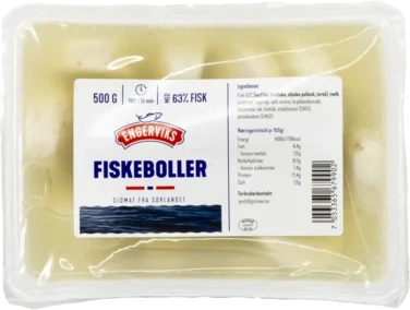 Fiskeboller 500g 63% Engerviks