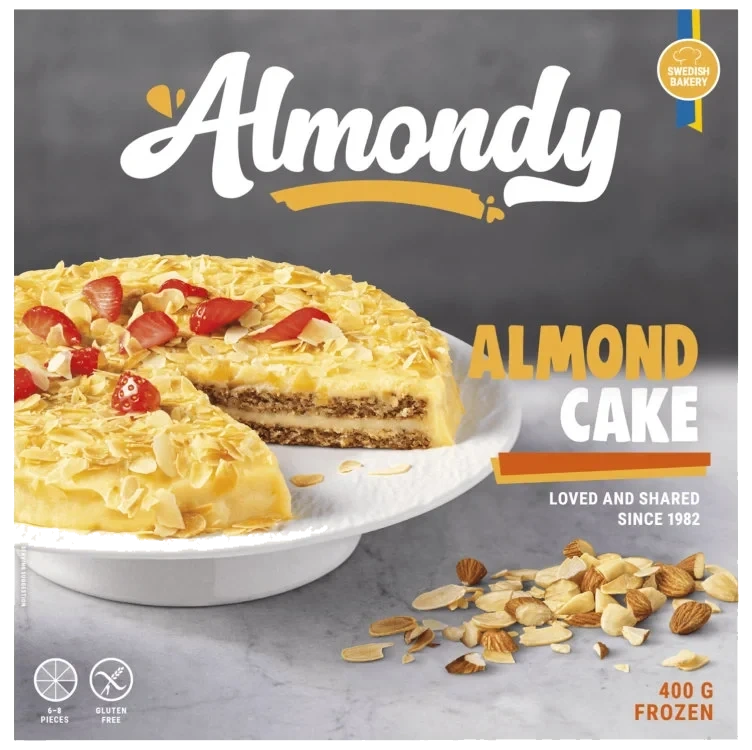 Mandelkake 400g Almondy