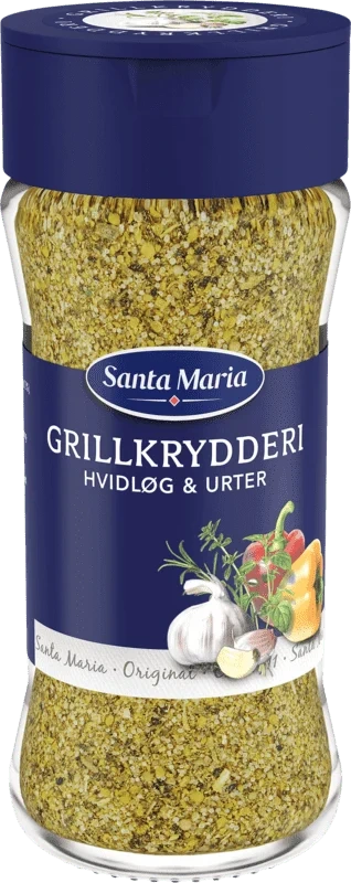 Grillkrydder Hvitløk & Urter 87g Santa Maria