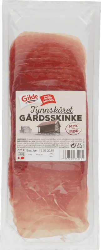 Gilde Tynnskåret Gårdskinke 200g