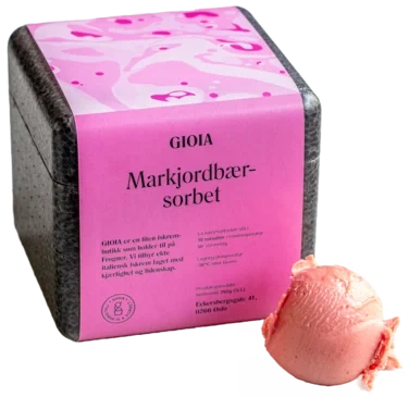 GIOIA Markjordbærsorbet 0.5L