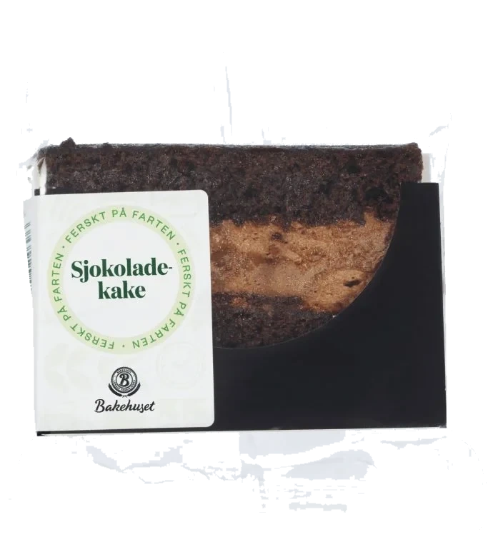 Sjokoladekake 80g Porsjonskake Bakehuset