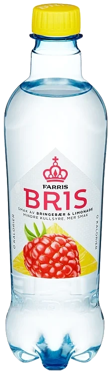 Farris Bris Bringebær/Limonade 0,5l flaske