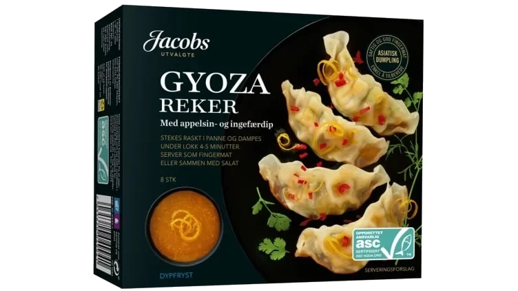 Gyoza m/Reker 8stk 200g Jacobs Utvalgte