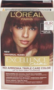 Loreal Paris Excellence Universal Nudes 4ur Dark Red