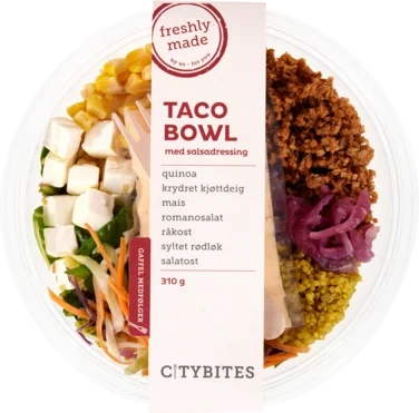 Taco Bowl 325g Citybites