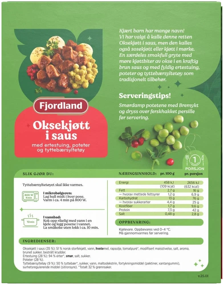 Oksekjøtt i saus