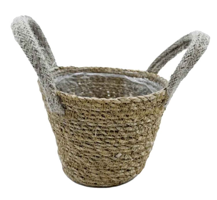 Påskelilje i kurv 14 Cm med Pynt