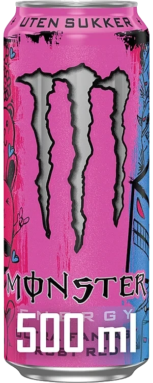 Monster Ultra Fantasy Ruby Red 0,5l boks