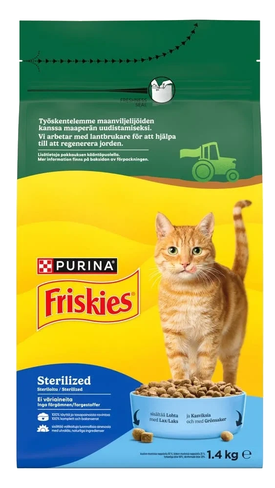 Friskies for steriliserte katter