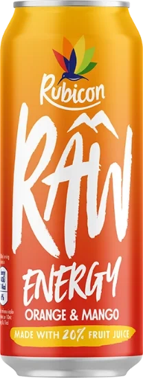 Raw Energy Orange & Mango 0,5l