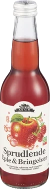 Sprudlende Eple og Bringebær 0.33l Afb