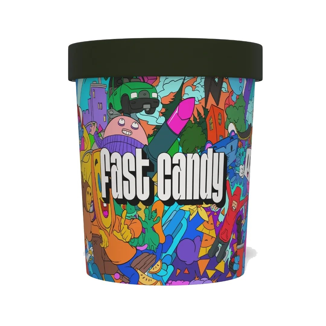 Fast Candy Smågodt Cup - Large