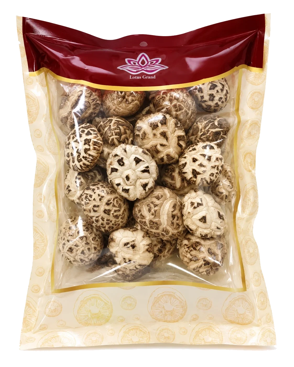 Lotus Tørket White Flower Shiitake Sopp 200g