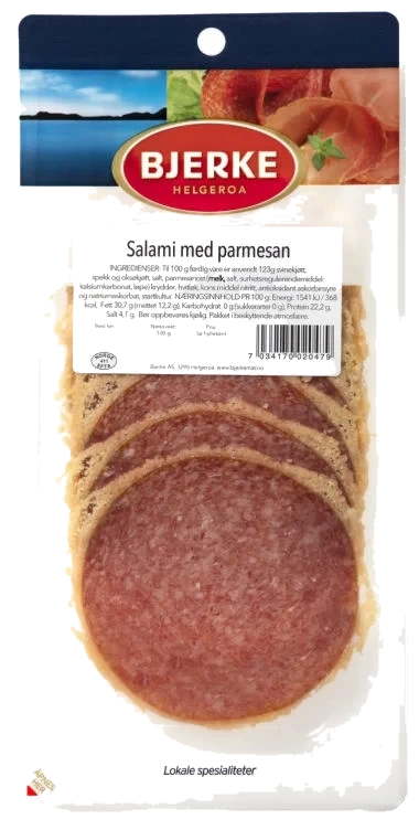 Salami m/Parmesan Skåret