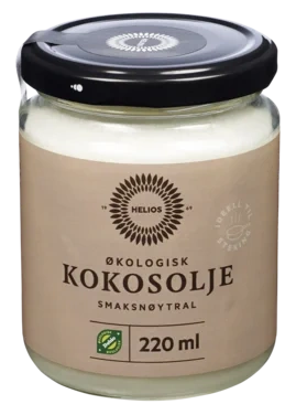 Helios Kokosolje Nøytral 220ml Økologisk
