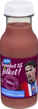Vm-kiwi Jordbær, Bringebær og Blåbær Smoothie 250ml
