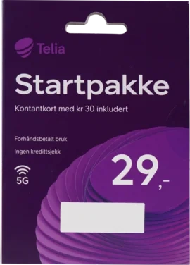 Telia Startpakke Verdi Kr29