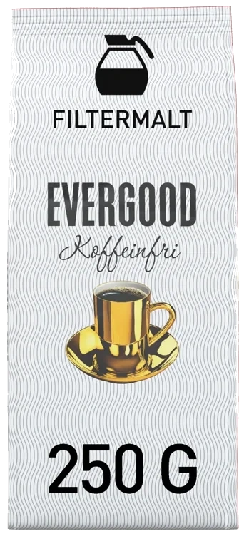 Evergood Koffeinfri Filtermalt 250g