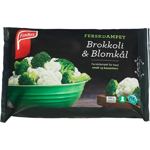 Brokkoli & Blomkål 12x500g