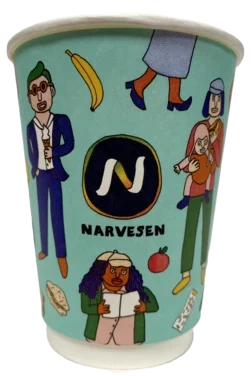 Kaffebeger Narvesen 30 cl Future Smart 2024