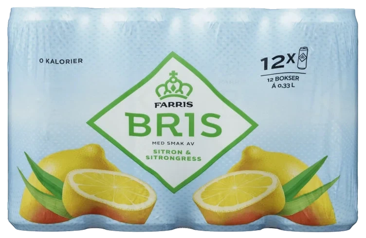 Farris Bris 12-pk 0,33 l Sitron/Sitrongress