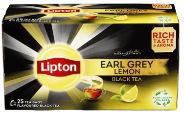Lipton Earl Grey Lemon 37,5g 25ps