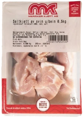 Saltkjøtt av Svin Meråker Kjøtt