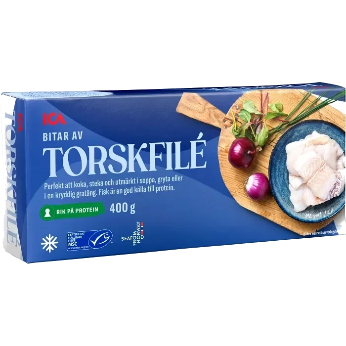 Torskfilé MSC Fryst 400g ICA