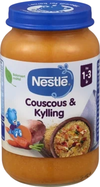 Couscous & Kylling 1-3år 220g