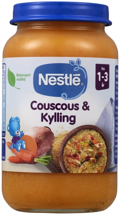 Couscous & Kylling 1-3år 220g