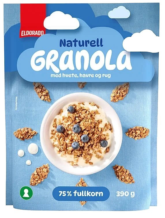 Granola Naturell 390g Eldorado
