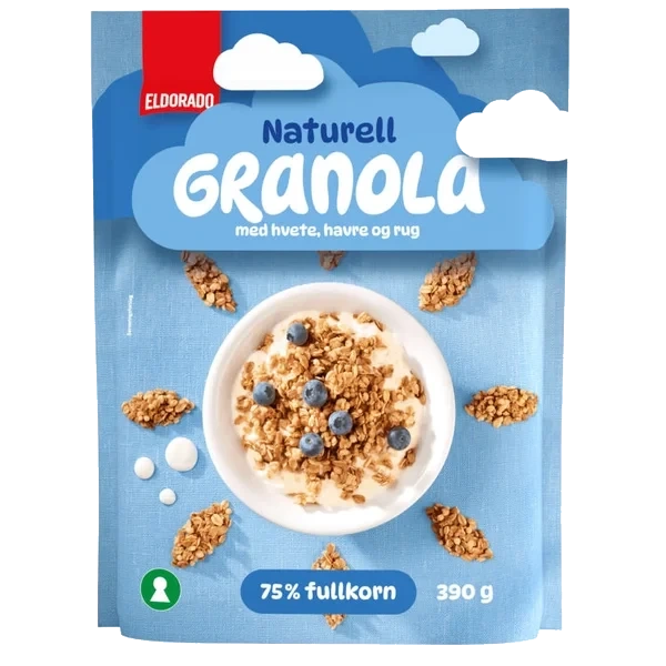 Granola Naturell 390g Eldorado