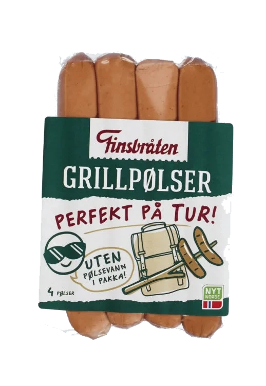 Finsbråten Grillpølse Original, 220g