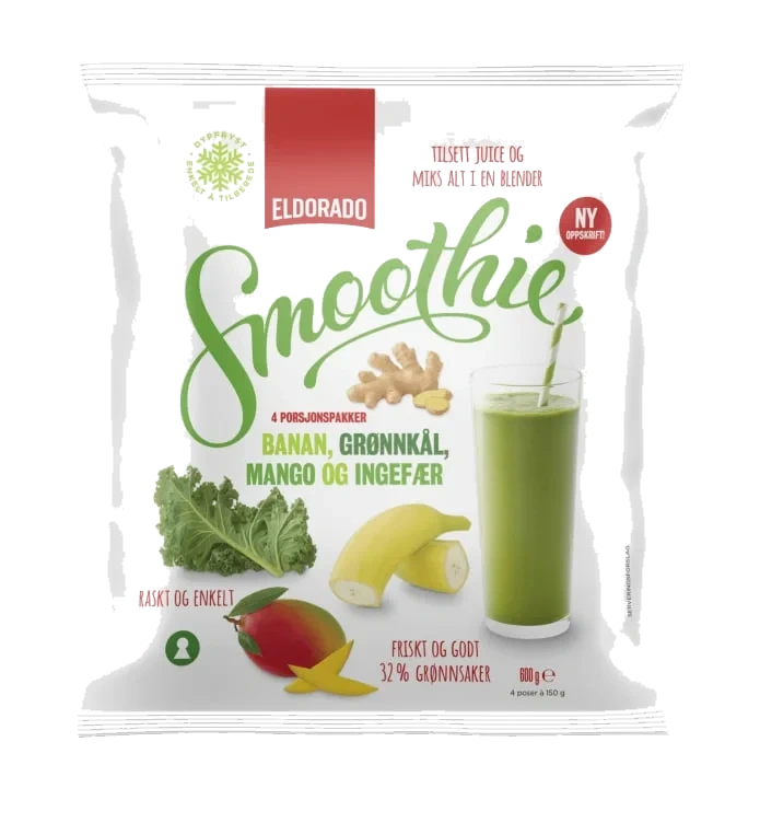 Smoothie Grønn 600g Eldorado