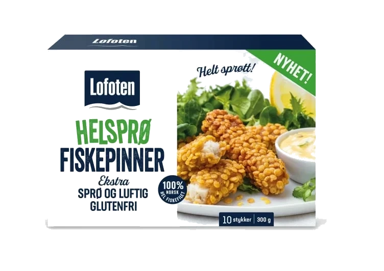 Fiskepinner Helsprø 300g Lofoten