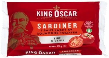 Sardiner i Saus Laget av Solmodne Tomater- Fine