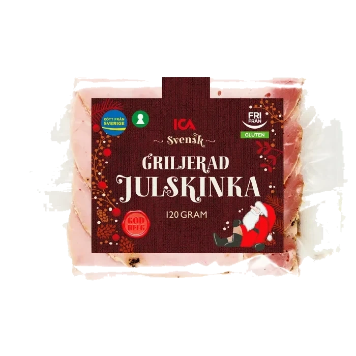 Julskinka Griljerad glutenfri 120g ICA