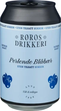Perlende Blåbær uten Tilsatt Sukker 0,33l bx 4-pack