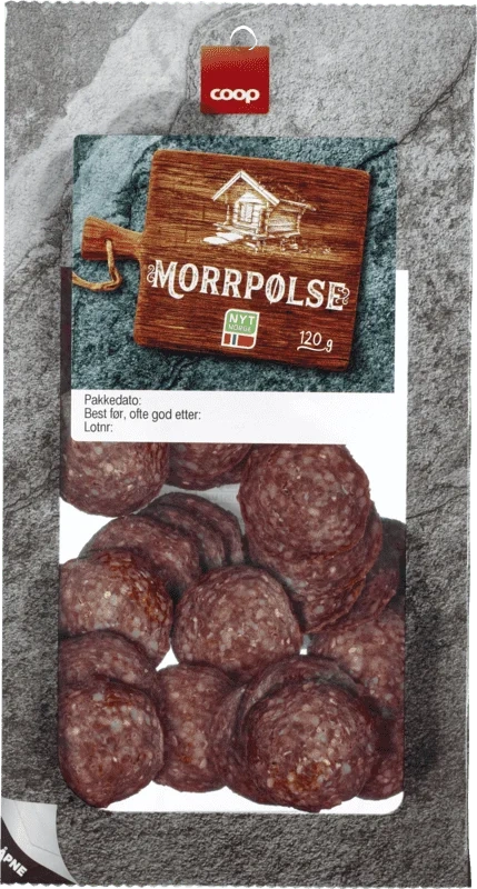 Coop Morrpølse 120g