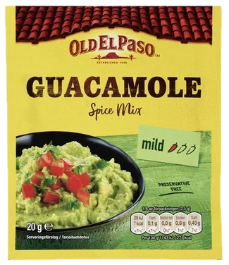 Old El Paso Guacamole Spice Mix 20g