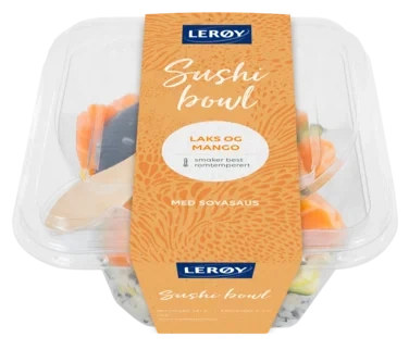 Sushibowl m/Laks&Mango 282g Lerøy