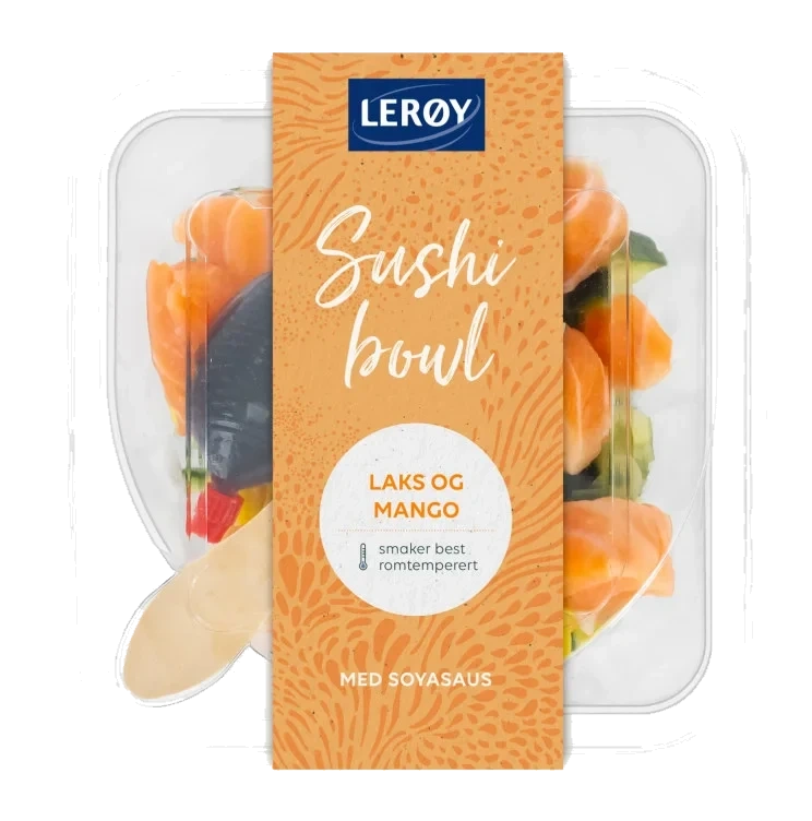 Sushibowl m/Laks&Mango 282g Lerøy