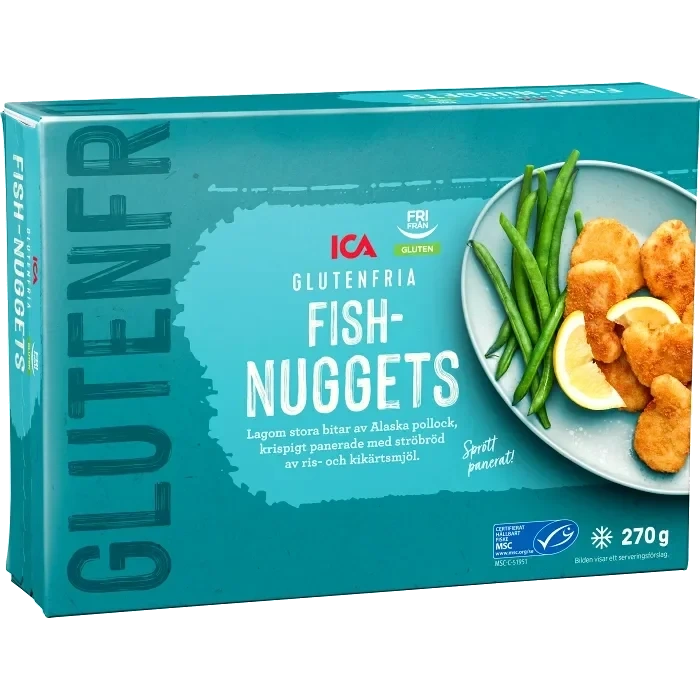 Fishnuggets Glutenfria 270g ICA