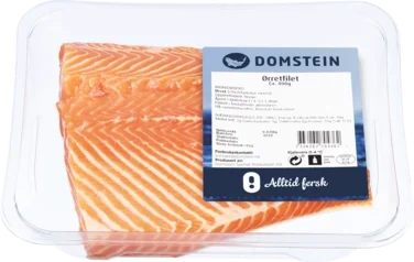 Ørretfilet m/skinn Domstein