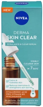 NIVEA Derma Skin Clear Regenerate & Protect Serum, 30ml