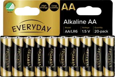 Everyday Aa Lr06 Batteri 20pk