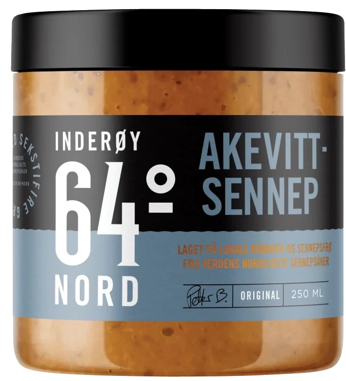 Akevittsennep 250ml Inderøy 64° Nord